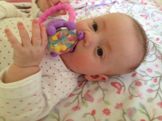 My bling is bigger than Mommy's.