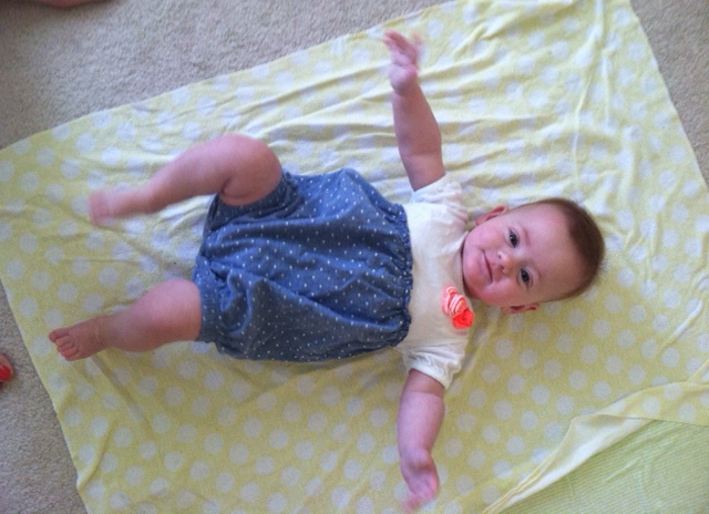 Bring those sweet lips down here, Mommy.